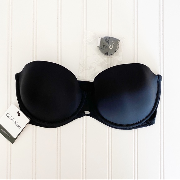 Calvin Klein Naked Glamour Strapless Push Up Bra - Picture 3 of 8